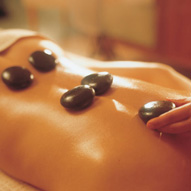 Hotstone massage werkt erg ontspannend!